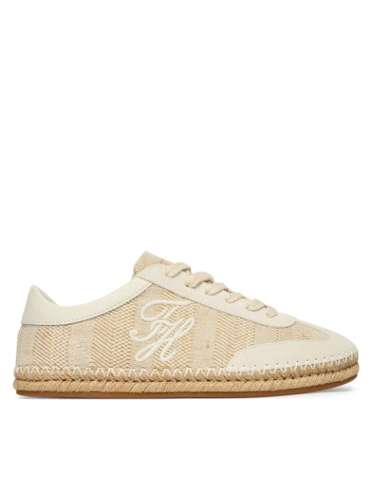 Zdjęcie produktu Espadryle Tommy Hilfiger Th Heritage Rope Sneaker FW0FW09108 Écru Kremowy