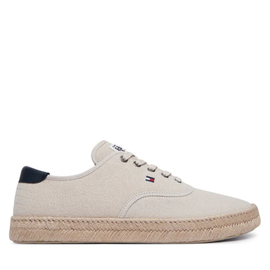 Zdjęcie produktu Espadryle Tommy Hilfiger Th Hi Vulc Core Jutte Canvas FM0FM05872 Szary