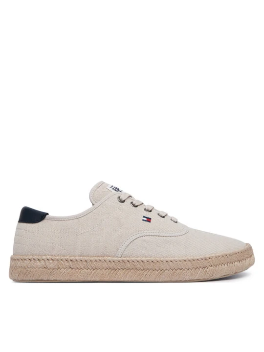 Zdjęcie produktu Espadryle Tommy Hilfiger Th Hi Vulc Core Jutte Canvas FM0FM05872 Szary