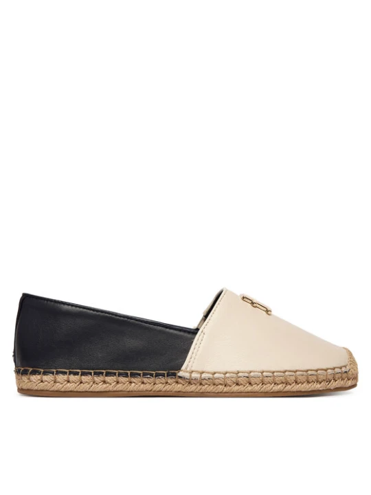 Zdjęcie produktu Espadryle Tommy Hilfiger Th Logo Leather Espadrille FW0FW09246 Kolorowy