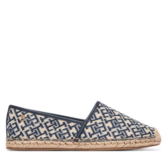 Zdjęcie produktu Espadryle Tommy Hilfiger Th Monogram Jacquard FW0FW09501 Brązowy