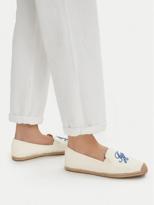Zdjęcie produktu Espadryle Tommy Hilfiger Th Script Summer Espadrille FW0FW09240 Biały
