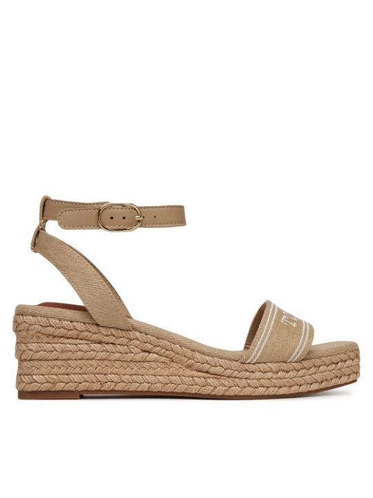 Zdjęcie produktu Espadryle Tommy Hilfiger Tommy Hilfiger Espad Mid Wedge FW0FW08805 Beżowy