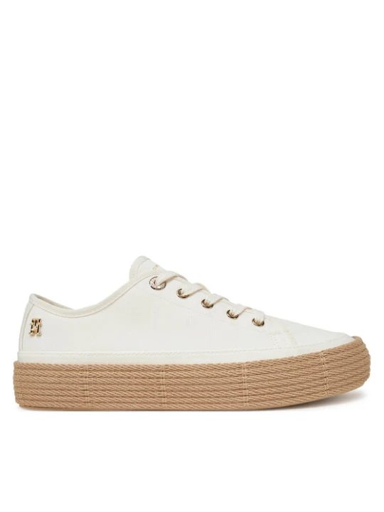 Zdjęcie produktu Espadryle Tommy Hilfiger Vulc Espadrille Sneaker FW0FW08404 Biały