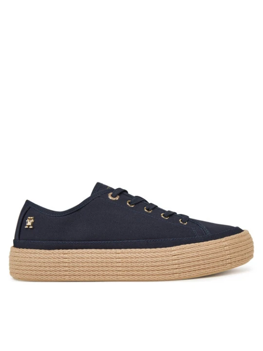 Zdjęcie produktu Espadryle Tommy Hilfiger Vulc Espadrille Sneaker FW0FW08404 Granatowy