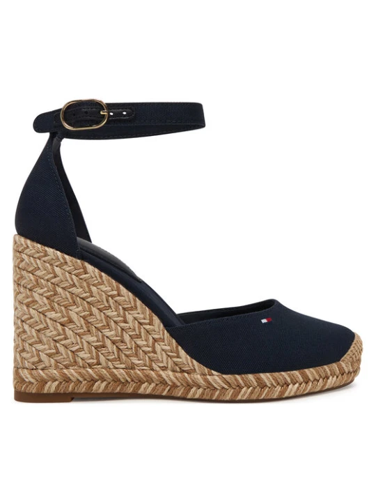 Zdjęcie produktu Espadryle Tommy Hilfiger Wedge FW0FW09225 Granatowy