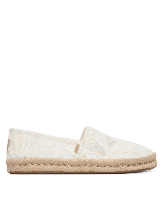 Zdjęcie produktu Espadryle Toms Egret Floral Crochet 10023030 Biały