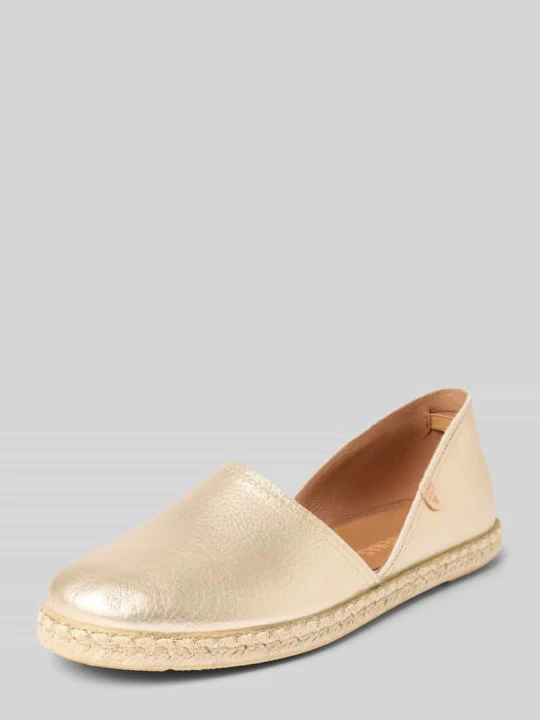 Zdjęcie produktu Espadryle w wyglądzie metalizowanym model 'CARMEN' Verbenas Złoty