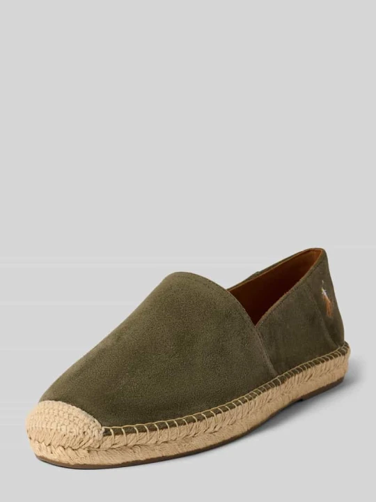 Zdjęcie produktu Espadryle z wyhaftowanym logo model ‘CEVIO’ Polo Ralph Lauren Ciemnozielony