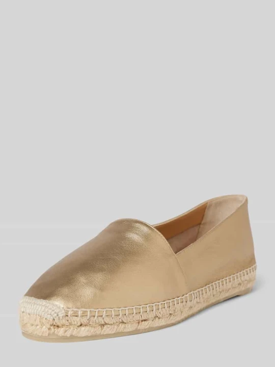 Zdjęcie produktu Espadryle ze skóry naturalnej model ‘KENDA’ Castañer Złoty