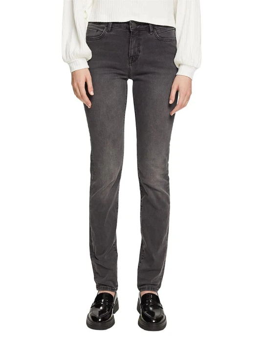 Zdjęcie produktu ESPRIT Dżinsy - Slim fit - w kolorze antracytowym rozmiar: W27/L32