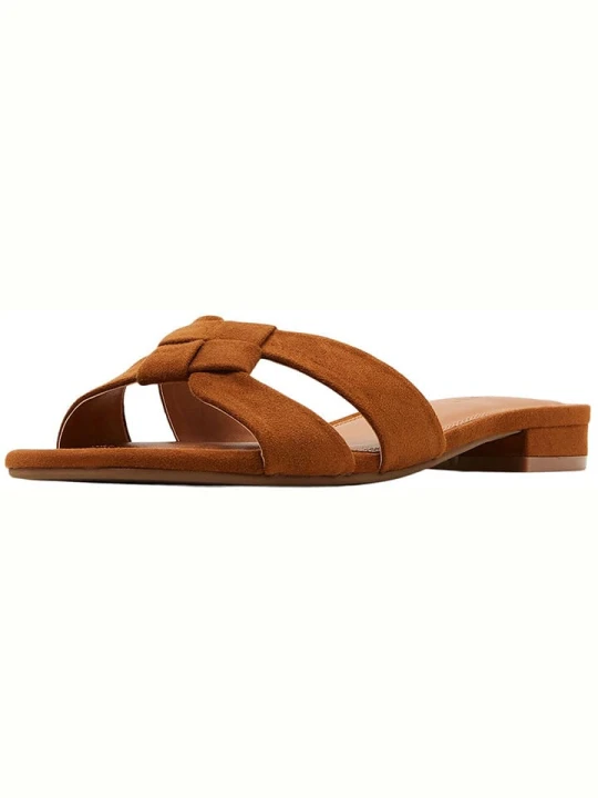 Zdjęcie produktu ESPRIT Klapki w kolorze jasnobrązowym rozmiar: 37