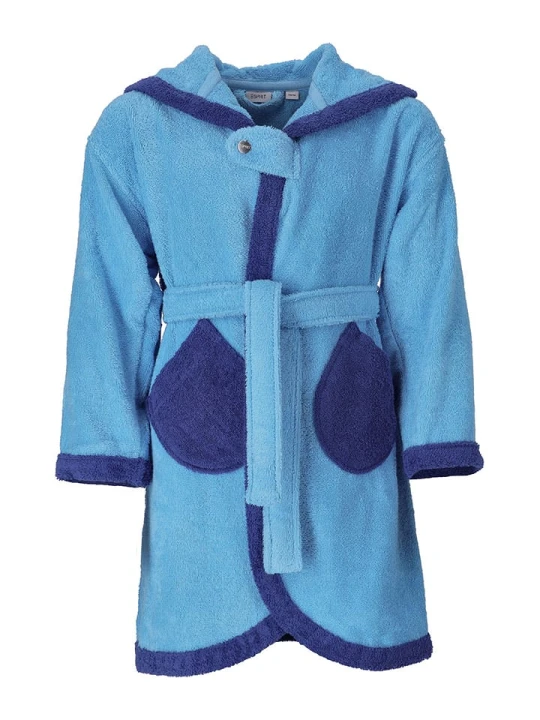 Zdjęcie produktu ESPRIT Szlafrok "Little Joy" w kolorze niebieskim rozmiar: 134/140