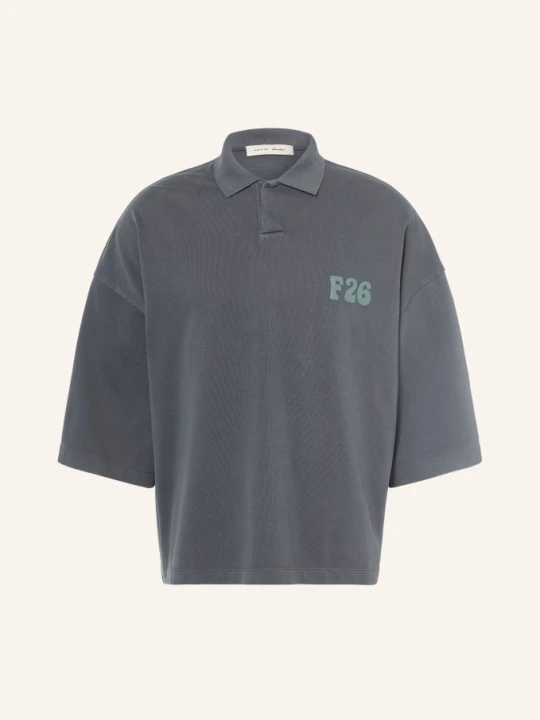 Zdjęcie produktu Essentials - Fear Of God Koszulka Polo Z Jerseyu Z Rękawami 3 / 4 grau CZIEMNOSZARY