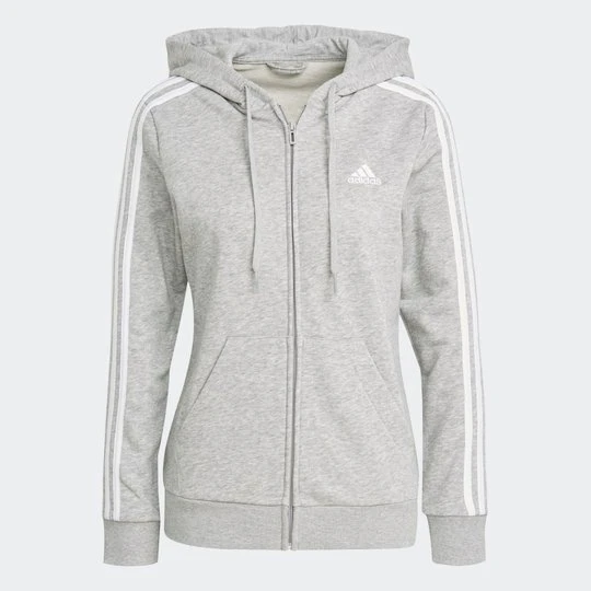 Zdjęcie produktu Essentials French Terry 3-Stripes Full-Zip Hoodie Adidas