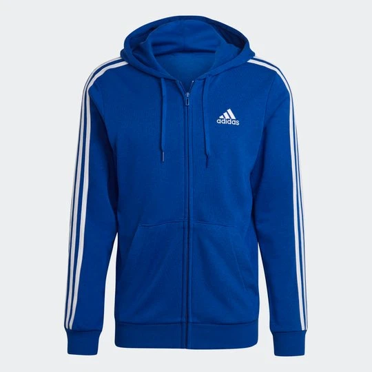 Zdjęcie produktu Essentials French Terry 3-Stripes Full-Zip Hoodie Adidas