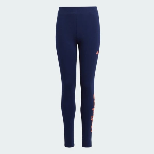 Zdjęcie produktu Essentials Linear Logo Cotton Tights Adidas niebieski