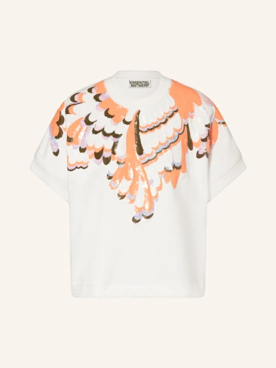 Zdjęcie produktu Essentiel Antwerp Bluza Jolies Z Cekinami weiss biały