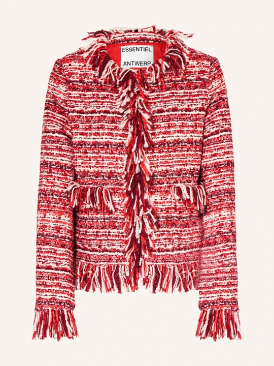 Zdjęcie produktu Essentiel Antwerp Kurtka Z Bouclé Iskra rot