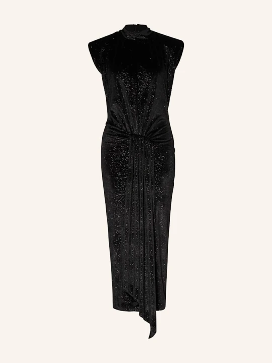 Zdjęcie produktu Essentiel Antwerp Sukienka Z Aksamitu Inche schwarz CZARNY