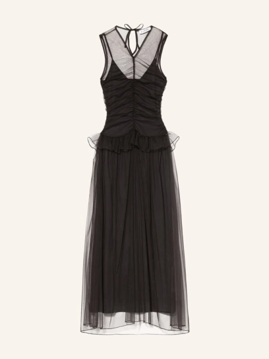 Zdjęcie produktu Esthé Sukienka Z Falbanami schwarz CZARNY