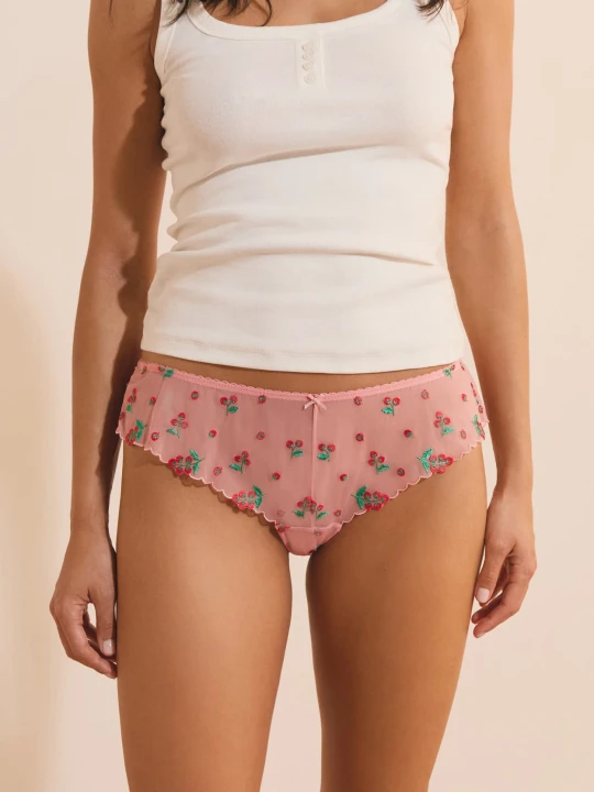 Zdjęcie produktu Hipstery we wzory Etam rose pale