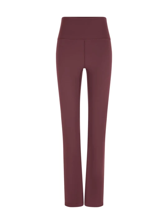 Zdjęcie produktu Legginsy o luźnym kroju z mikrofibry Etam aubergine