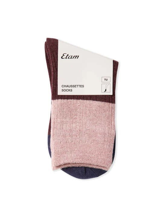 Zdjęcie produktu Skarpety wielokolorowe Etam bordeaux