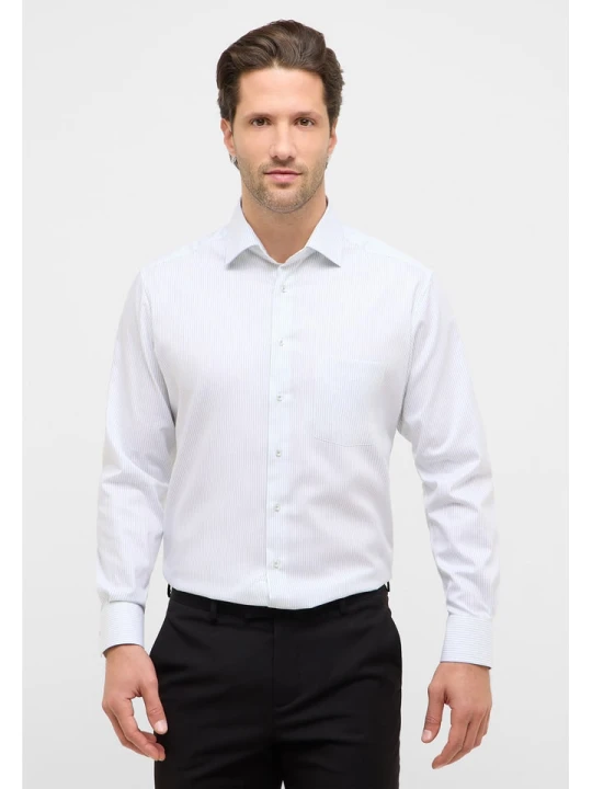 Zdjęcie produktu Eterna Koszula - Modern fit - w kolorze biało-zielonym rozmiar: 46