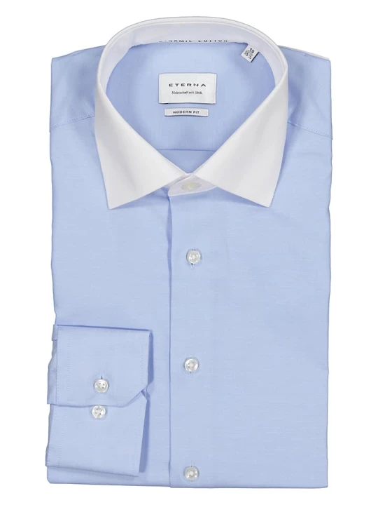 Zdjęcie produktu Eterna Koszula - Modern fit - w kolorze błękitnym rozmiar: 42