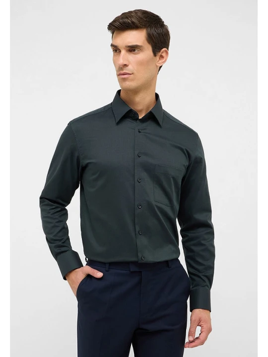Zdjęcie produktu Eterna Koszula - Modern fit - w kolorze ciemnozielonym rozmiar: 42