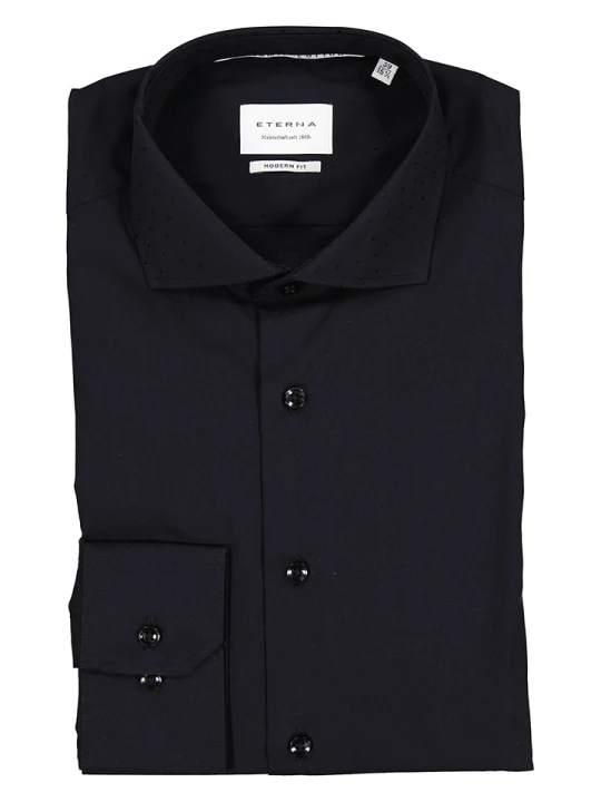 Zdjęcie produktu Eterna Koszula - Modern fit - w kolorze czarnym rozmiar: 45