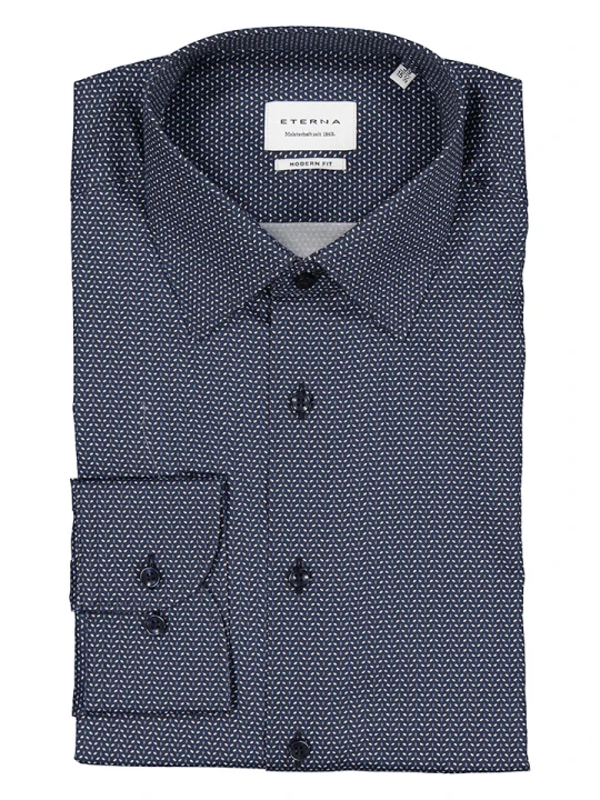 Zdjęcie produktu Eterna Koszula - Modern fit - w kolorze granatowym rozmiar: 45