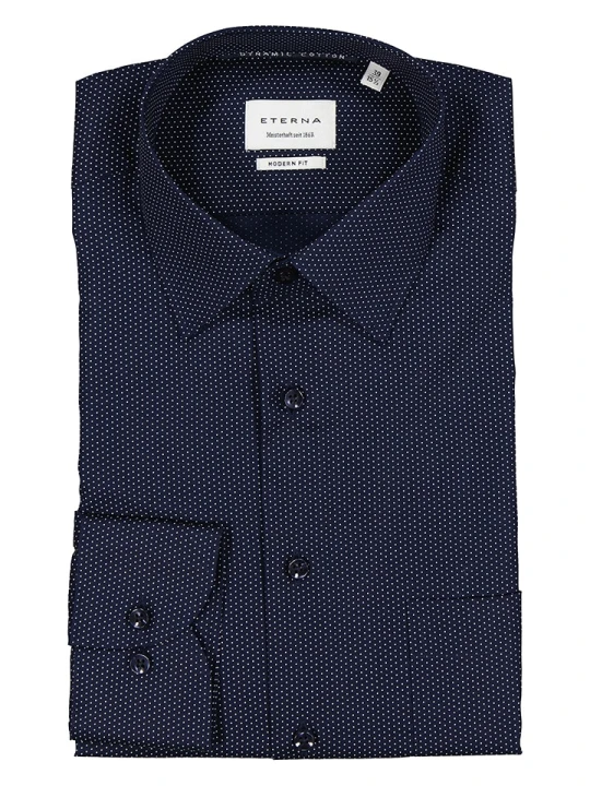 Zdjęcie produktu Eterna Koszula - Modern fit - w kolorze granatowym rozmiar: 45