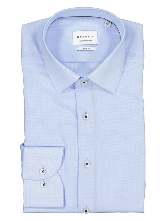 Zdjęcie produktu Eterna Koszula - Slim fit - w kolorze błękitnym rozmiar: 46
