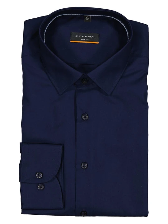 Zdjęcie produktu Eterna Koszula - Slim fit - w kolorze granatowym rozmiar: 42
