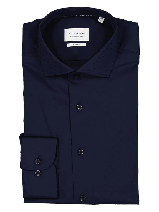 Zdjęcie produktu Eterna Koszula - Slim fit - w kolorze granatowym rozmiar: 42