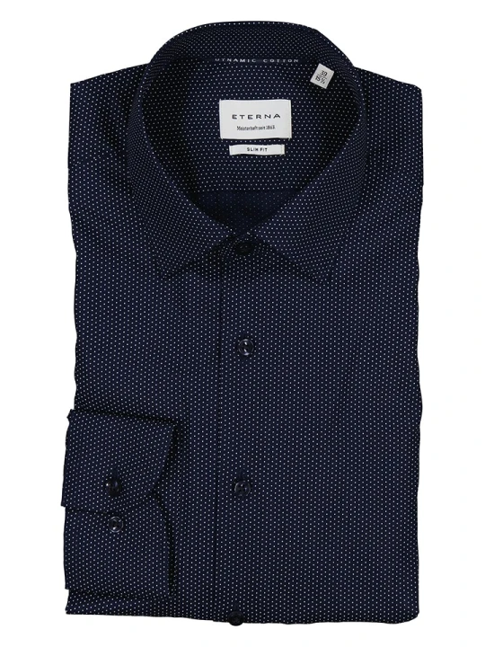 Zdjęcie produktu Eterna Koszula - Slim fit - w kolorze granatowym rozmiar: 42