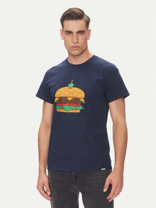 Zdjęcie produktu Etnies T-Shirt Burger 4130004128 Granatowy Regular Fit