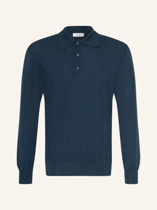 Zdjęcie produktu Eton Dzianinowa Koszulka Polo blau GRANATOWY