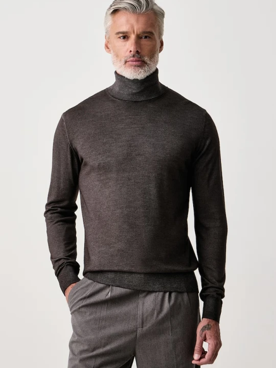 Zdjęcie produktu Eton golf męski wełniany brązowy