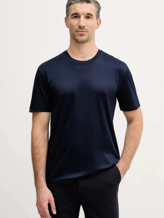 Zdjęcie produktu Eton t-shirt bawełniany granatowy