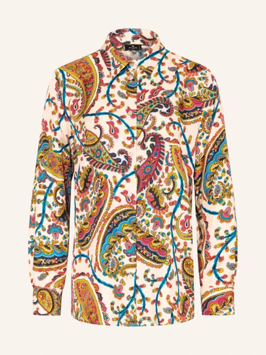 Zdjęcie produktu Etro Bluzka Koszulowa Z Jedwabiu rot