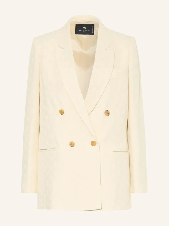 Zdjęcie produktu Etro Długi Blezer Z Tkaniny Żakardowej beige
