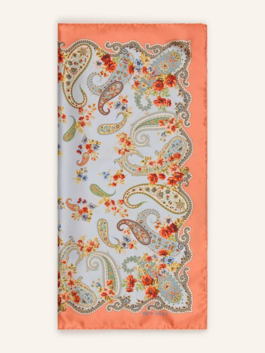 Zdjęcie produktu Etro Jedwabna Chusta Rigoletto orange
