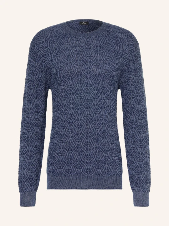 Zdjęcie produktu Etro Sweter blau granatowy