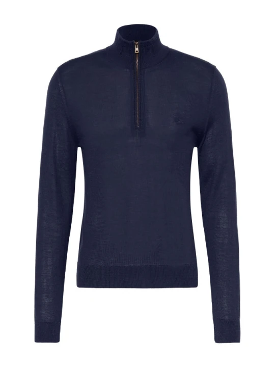 Zdjęcie produktu Etro Sweter Typu Troyer blau GRANATOWY