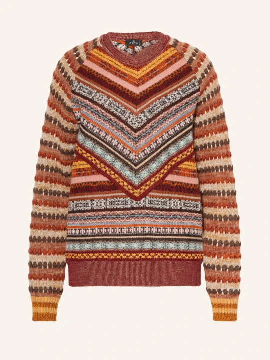 Zdjęcie produktu Etro Sweter Z Błyszczącą Przędzą rot