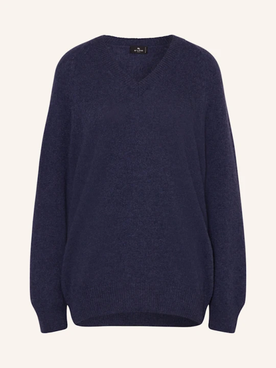 Zdjęcie produktu Etro Sweter Z Kaszmiru blau GRANATOWY