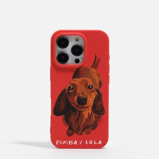Zdjęcie produktu Etui iPhone 16 Pro teckel czerwone BIMBA Y LOLA